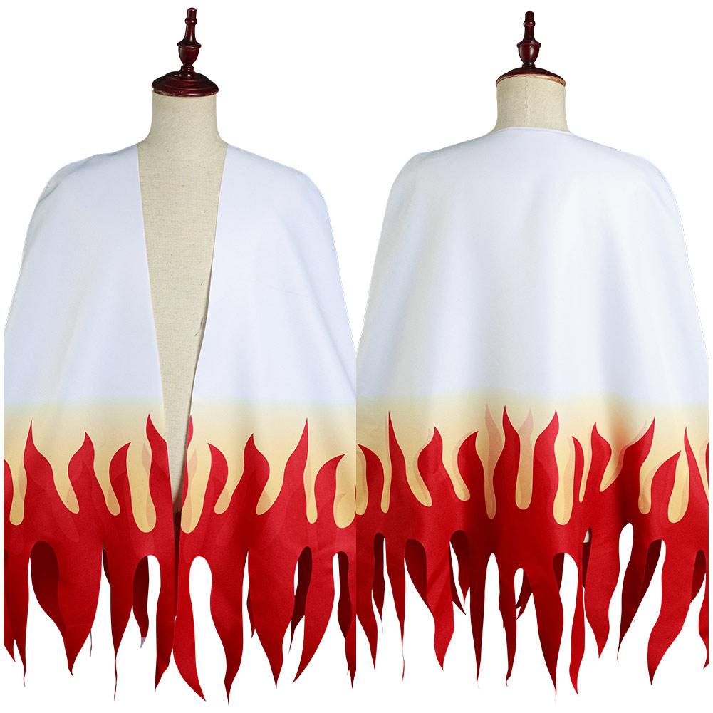 Demon Slayer: Kimetsu no Yaiba Rengoku Kyoujurou Adult Cloak Coat Cosplay Costume Halloween Carnival Suit