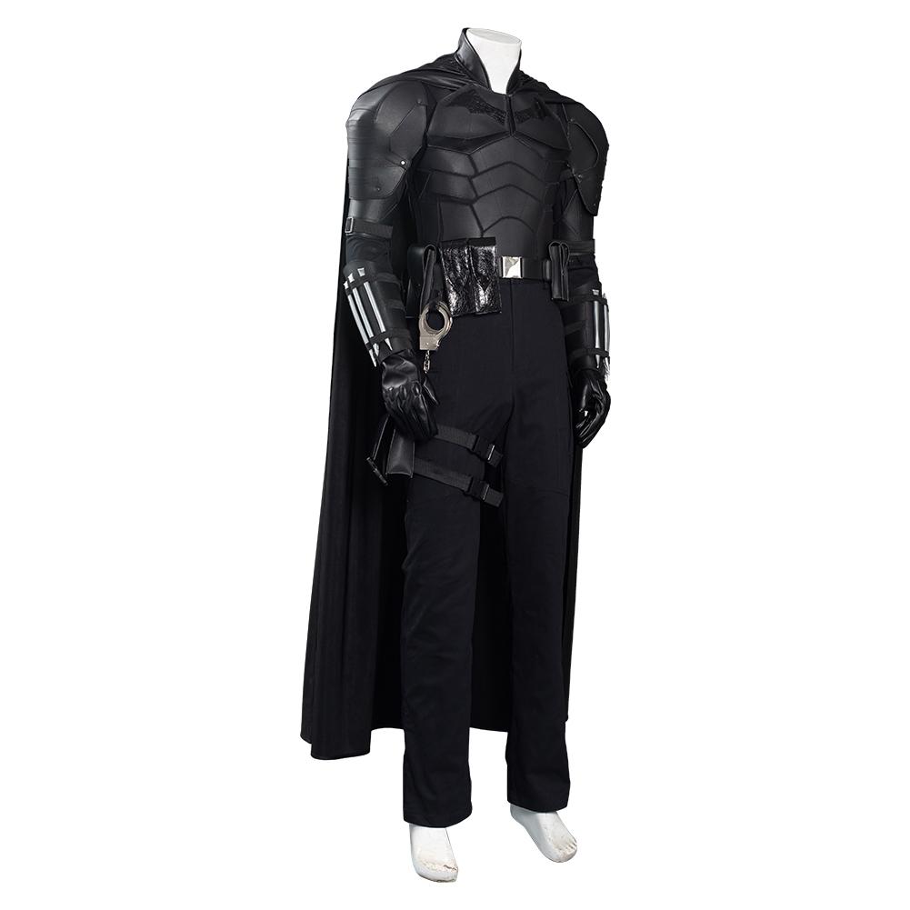 The Batman Bruce Wayne Pants Cloak Outfits Cosplay Costume Halloween Carnival Suit