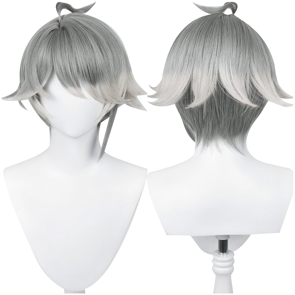  Genshin Impact AlHaitham Cosplay Wig Hair Carnival Halloween Party Props