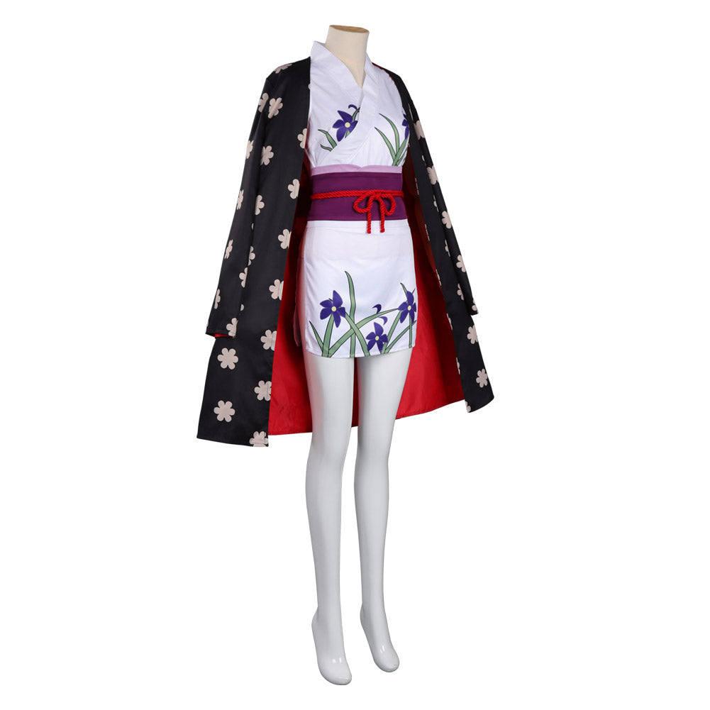 Anime One Piece Onigashima Nico Robin Cosplay Costume Festival Christmas Carnival Party Outfit 