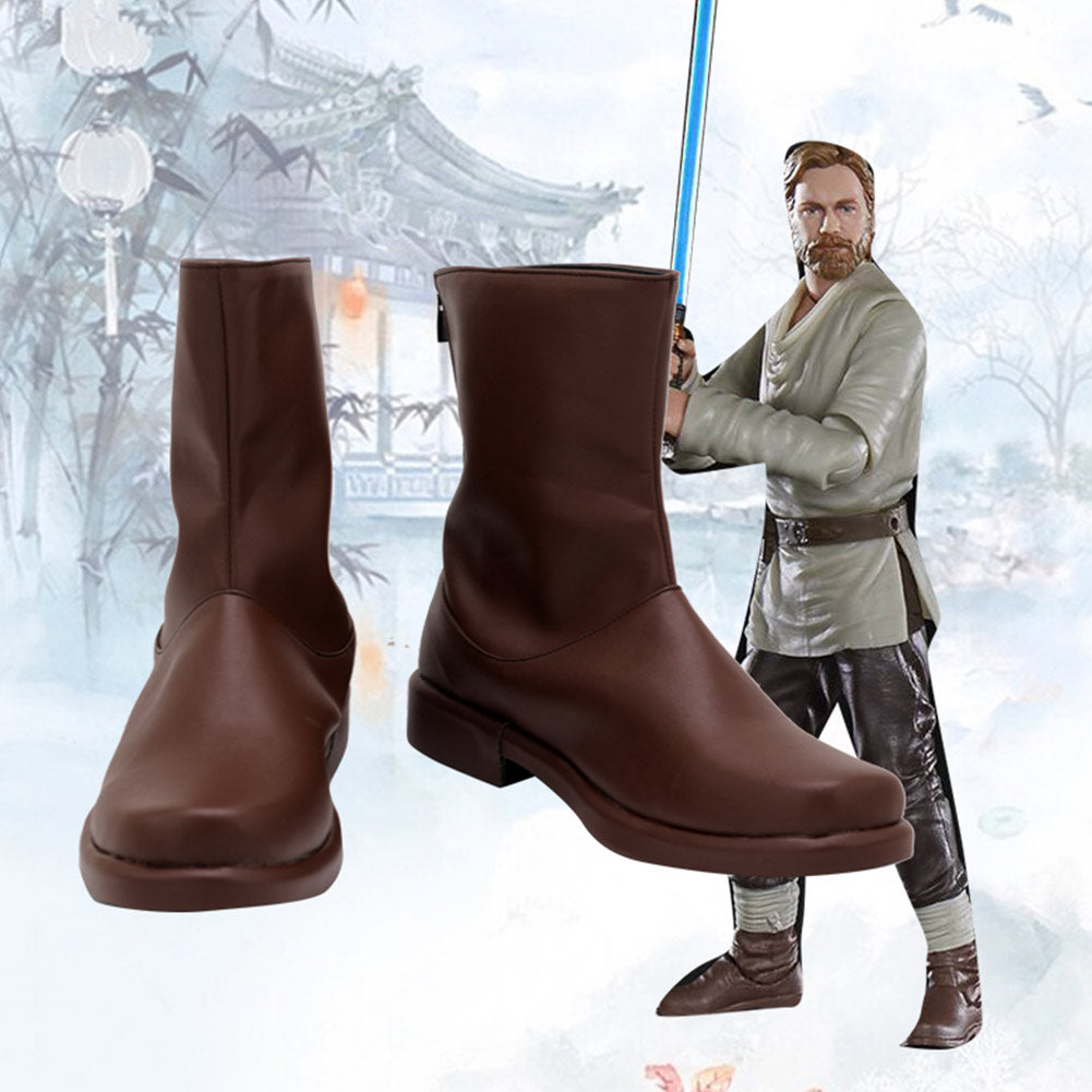TV Star Wars Obi-Wan Kenobi Shoes Boots Halloween Costumes Accessory