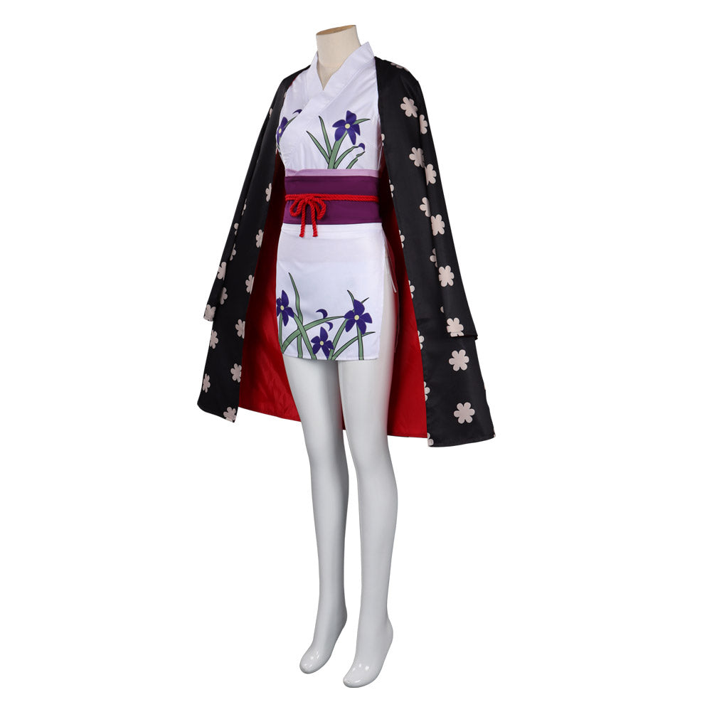 Anime One Piece Onigashima Nico Robin Cosplay Costume Festival Christmas Carnival Party Outfit 