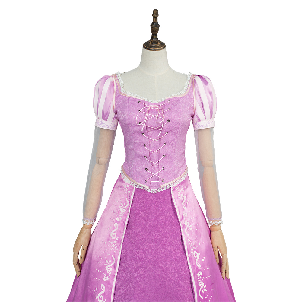 Movie Tangled Rapunzel Tangled Ever After Cosplay Dress Costume Pink
