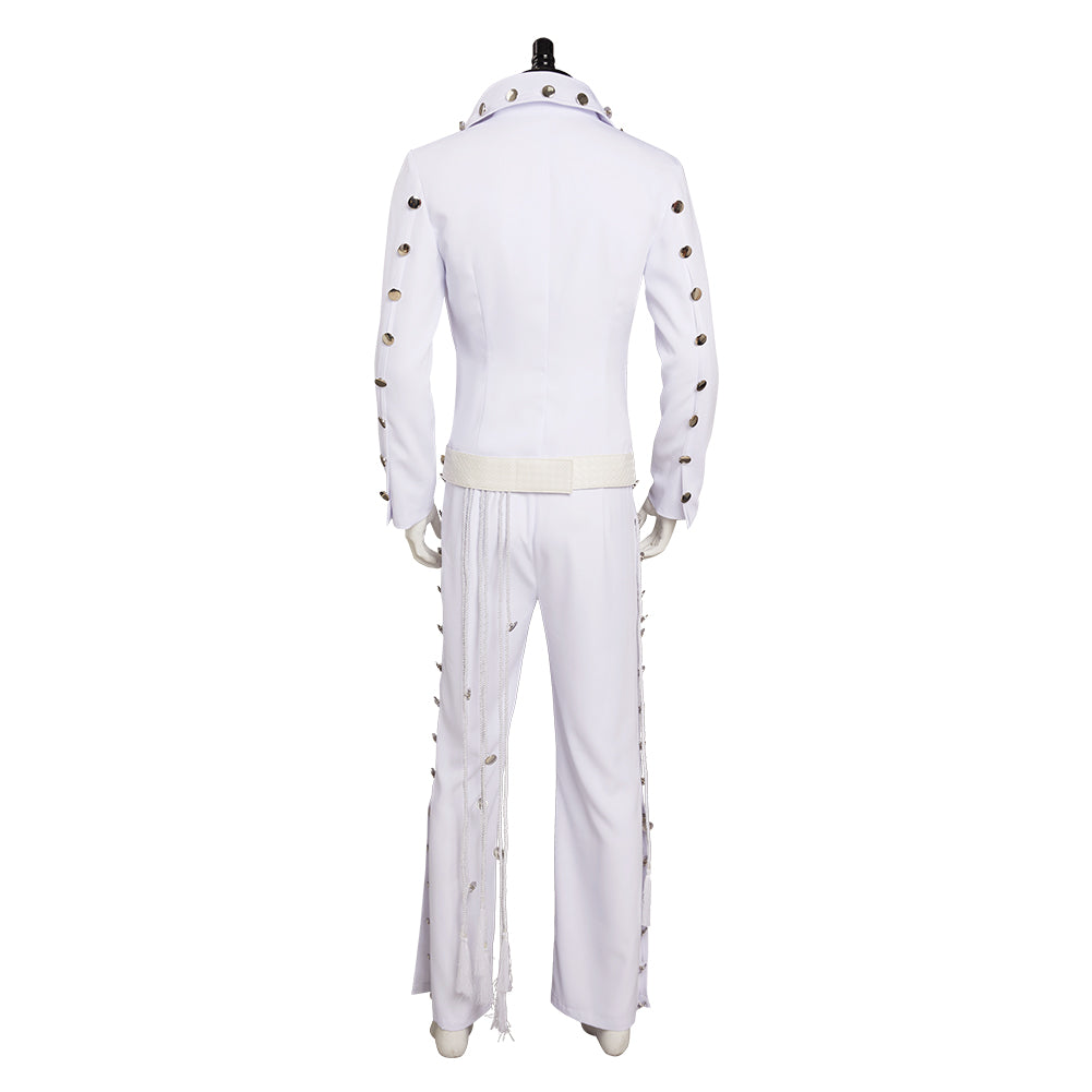 Movie Elvis Aron Presley Cosplay Costume Festival Christmas Carnival Party Outfit
