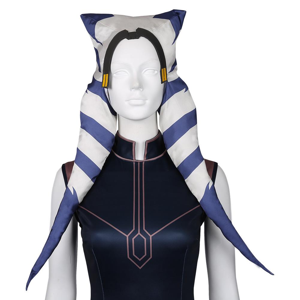 TV Star Wars: The Clone Wars Season 7 Ahsoka Tano Dress Outfits Cosplay Costume Halloween Carnival Suit