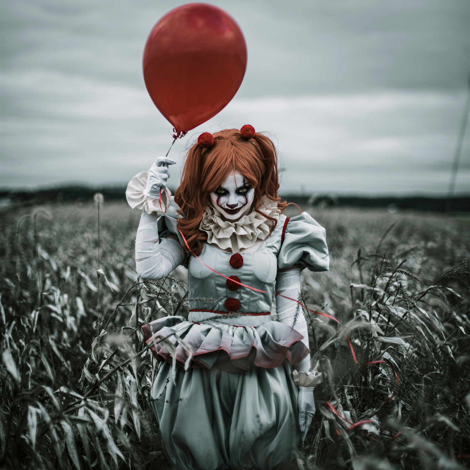 IT 2 Pennywise Clown Outfit Cosplay Costume Halloween Carnival Suit