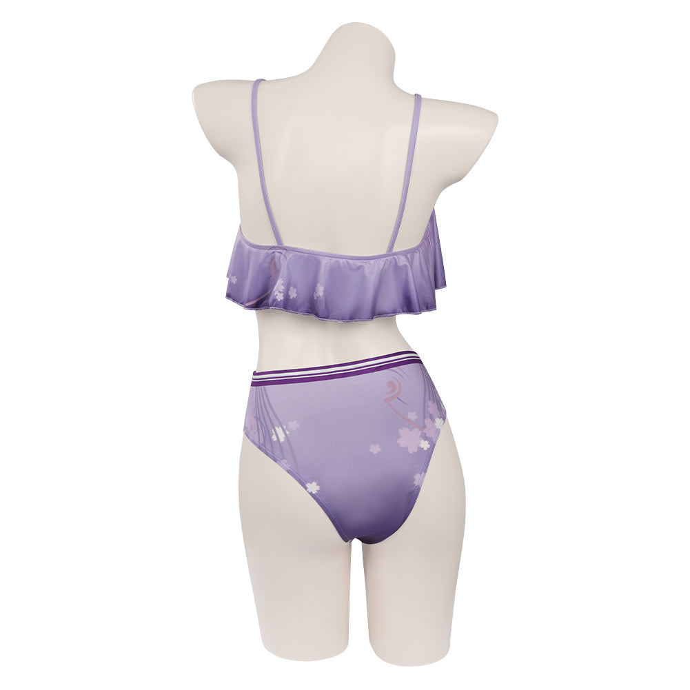 Game Genshin Impact Baal Raiden Shogun Cosplay Party Costume Swimsuit Set Festival UUstyle®