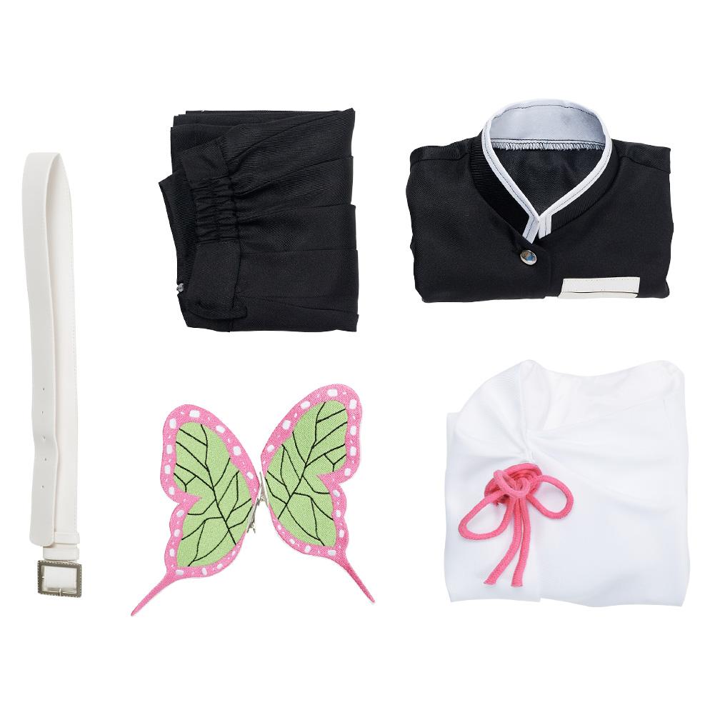Anime Demon Slayer Tsuyuri Kanawo Kids Cosplay Costume Skirt Dress Festival Carnival Christmas
