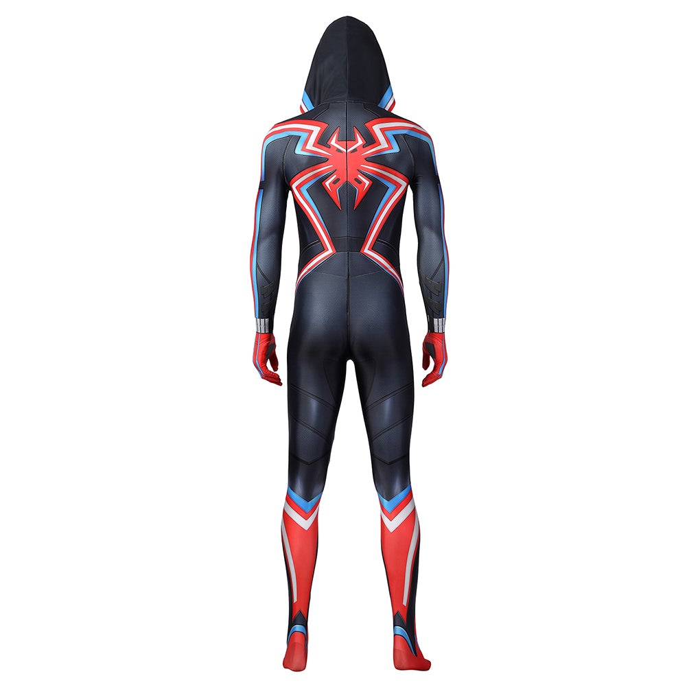 Game PS5 Marvel Spider Man Myers Morales Jumpsuit Cosplay Costume Outf