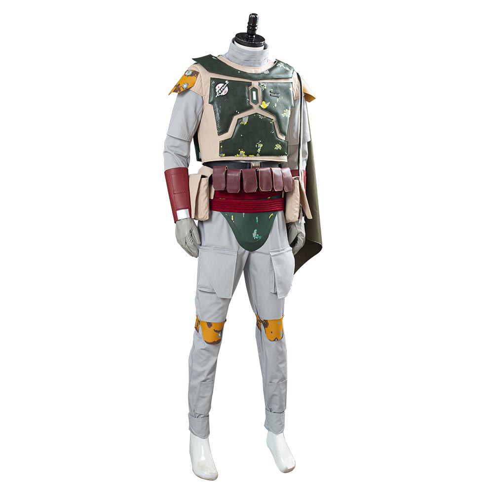 Movie Star Wars The Book of Boba Fett Halloween Carnival Suit Cosplay Costume