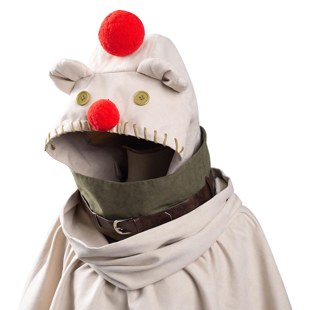 Game Final Fantasy VII: Remake Intergrade Yuffie Kisaragi Moogle Cape Cosplay Costume Halloween Carnival Suit