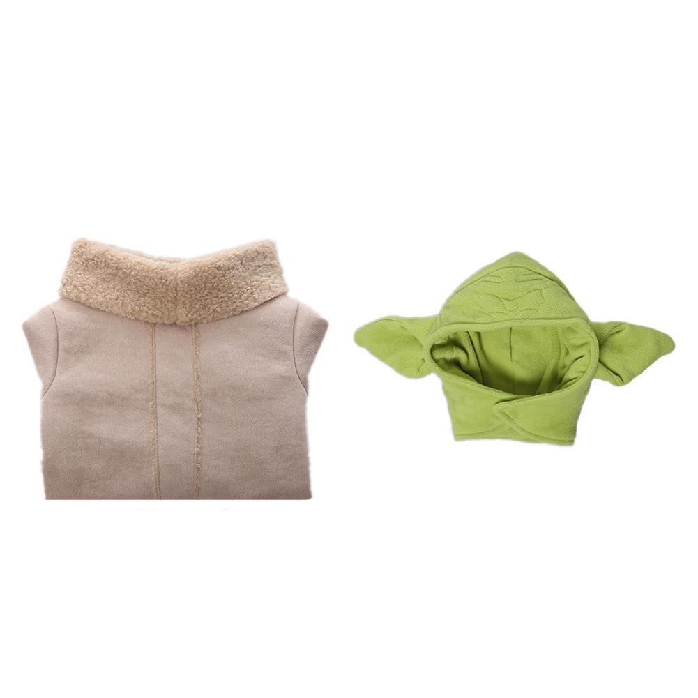 Movie Star Wars The Mandalorian Yoda Baby Outfits Halloween Carnival Suit Cosplay Costume For Kids Children