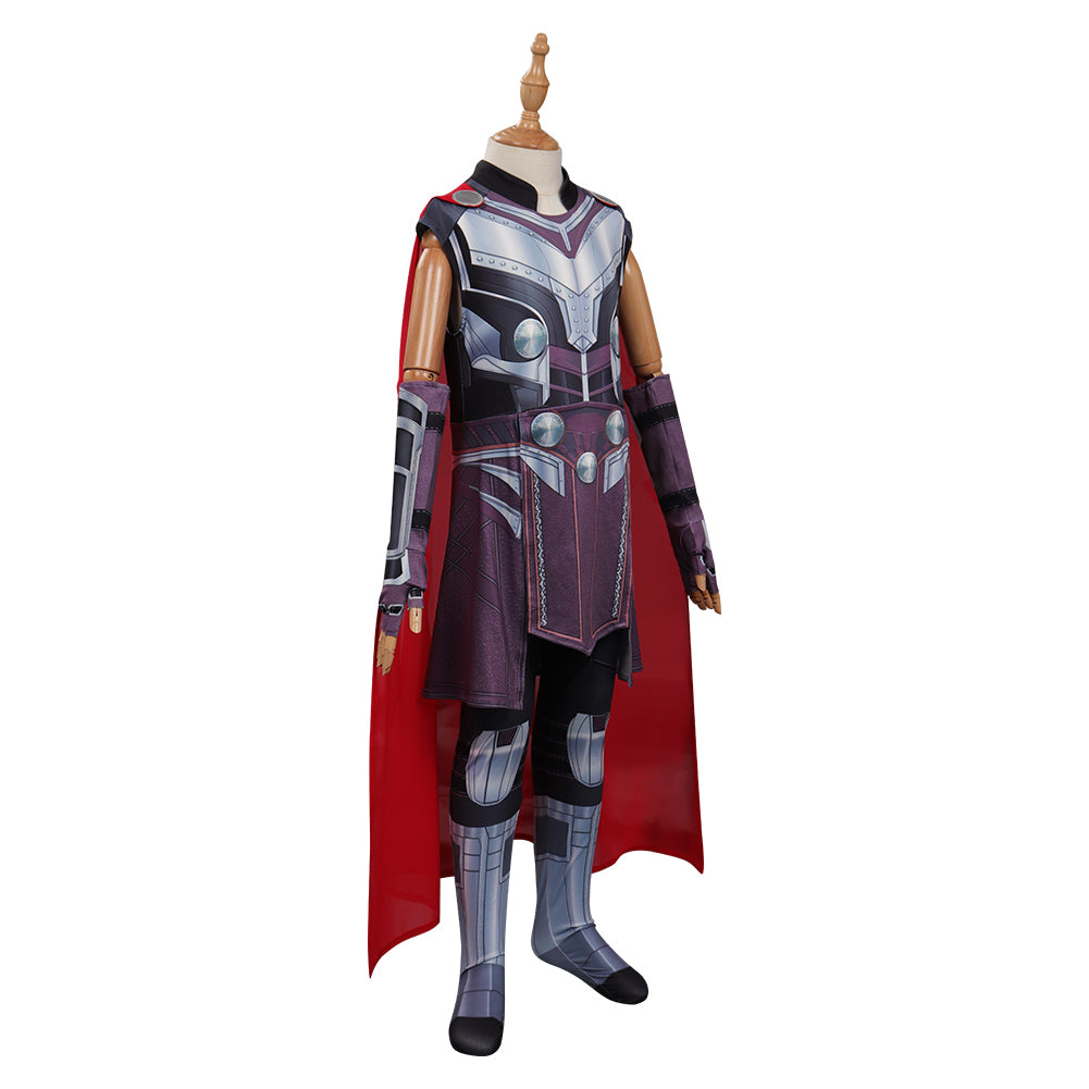 Movie Thor: Love and Thunder Kids Cosplay Costume Outfit Set Festival Party 