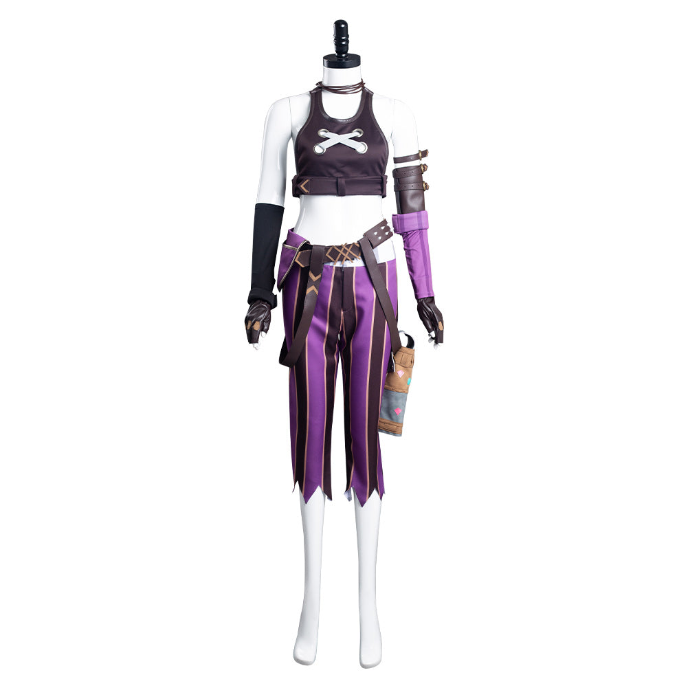 Game League of Legends-LoL Jinx Cosplay Costume Festival Party Outfit