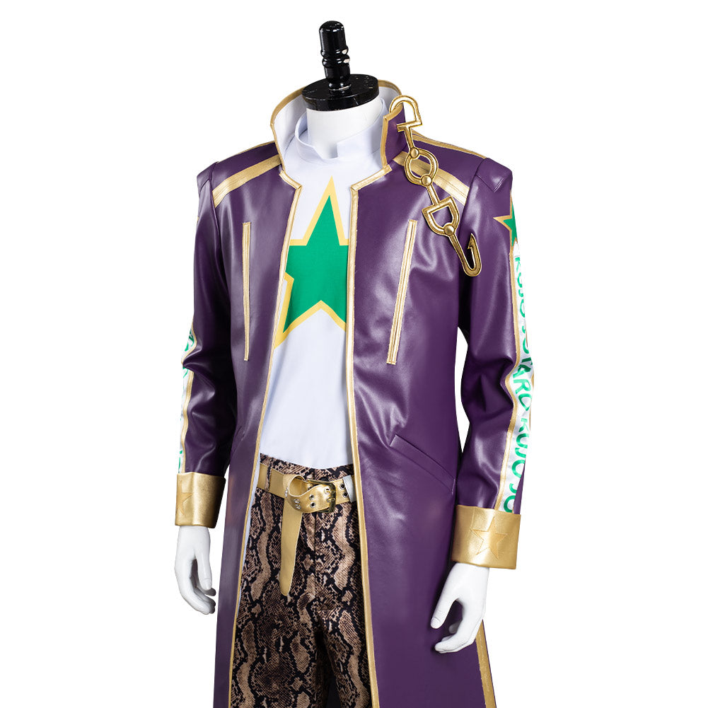 Anime JoJo‘s Bizarre Adventure Stone Ocean Kujo Jotaro Cosplay Costume Festival Party Outfit 