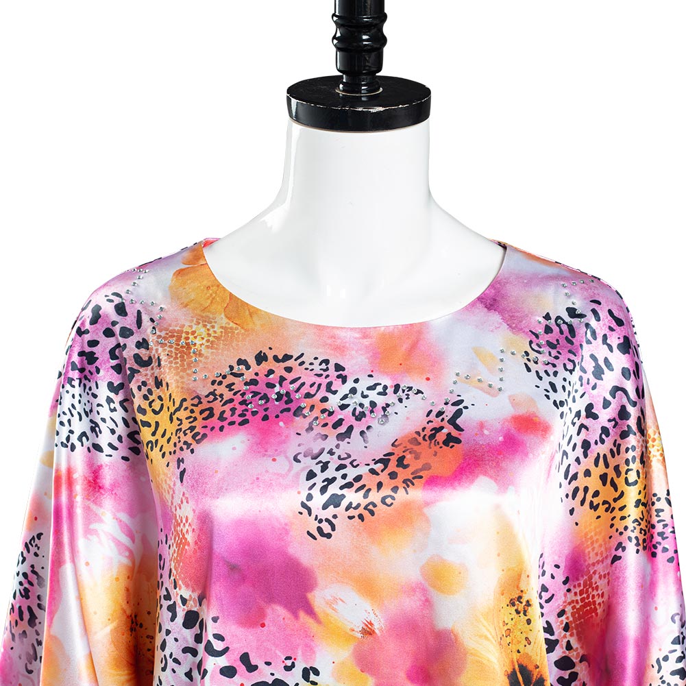 TV Tiger King Carole Baskin Top O-Neck Shirt Halloween Carnival Suit Cosplay Costume