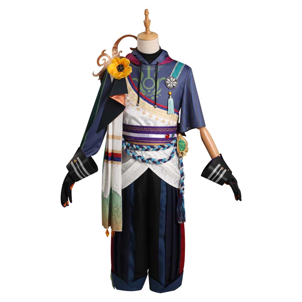 Game Genshin Impact Tighnaria Cosplay Costume Outfits Halloween Carnival Suit