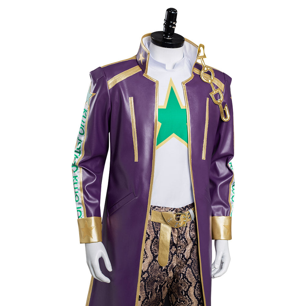 Anime JoJo‘s Bizarre Adventure Stone Ocean Kujo Jotaro Cosplay Costume Festival Party Outfit 