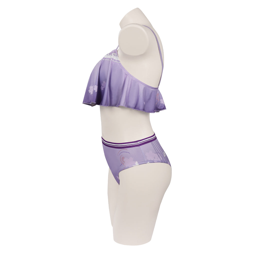 Game Genshin Impact Baal Raiden Shogun Cosplay Party Costume Swimsuit Set Festival UUstyle®