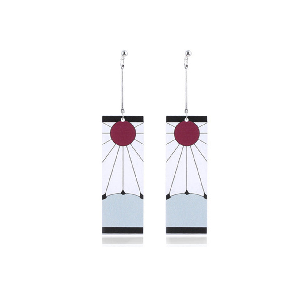 Demon Slayer Guardianes de la Noche Kimono Kamado Tanjirou Halloween Cosplay Capa con Arete