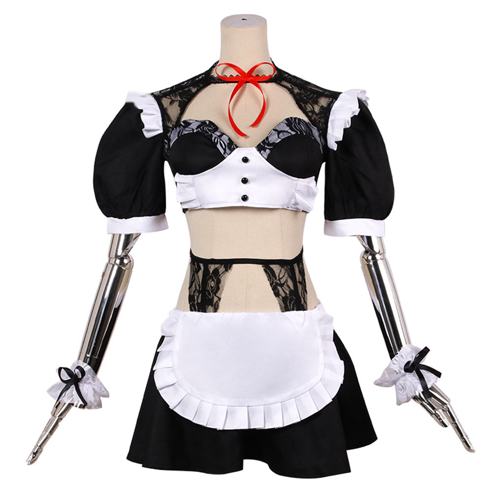 Anime My Dress-Up Darling Kitagawa Marin Maid Cosplay Costume Skirt Dress Festival 