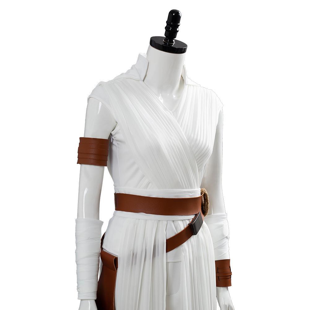 Star Wars 9 The Rise of Skywalker Rey Cosplay Costume Outfits Halloween Carnival Suit
