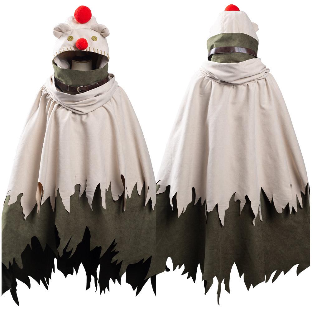 Game Final Fantasy VII: Remake Intergrade Yuffie Kisaragi Moogle Cape Cosplay Costume Halloween Carnival Suit