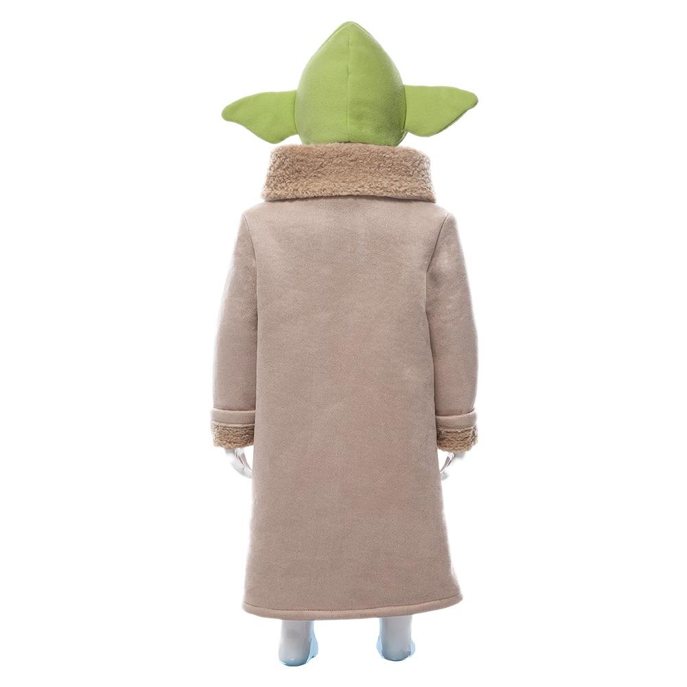 Movie Star Wars The Mandalorian Yoda Baby Outfits Halloween Carnival Suit Cosplay Costume For Kids Children