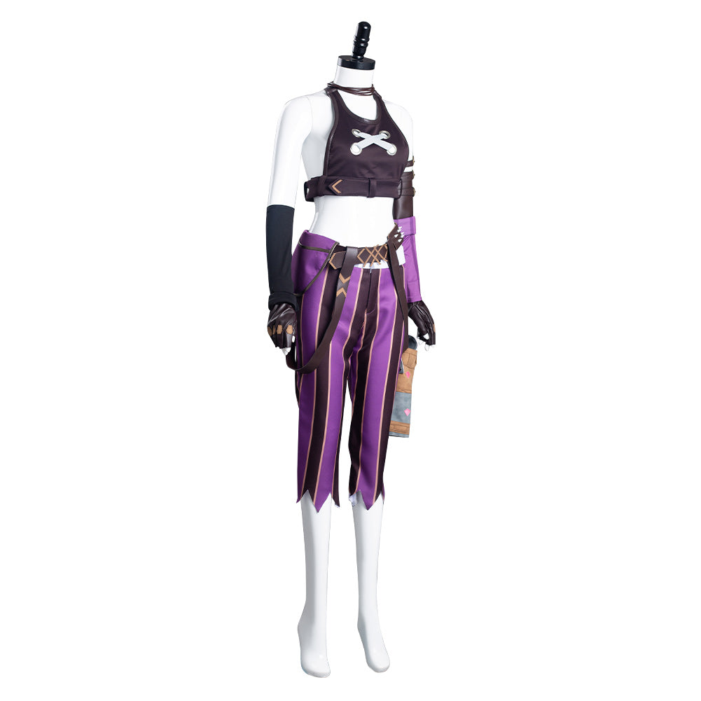 Game League of Legends-LoL Jinx Cosplay Costume Festival Party Outfit