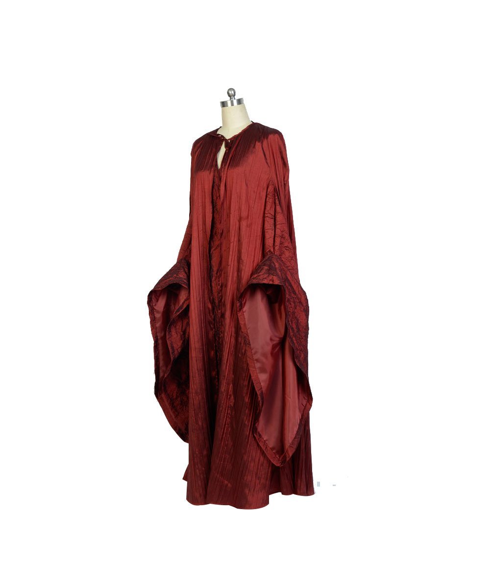 GoT Game of Thrones The Red Woman Melisandre Outfit Cosplay Costume Halloween Carnival Suit