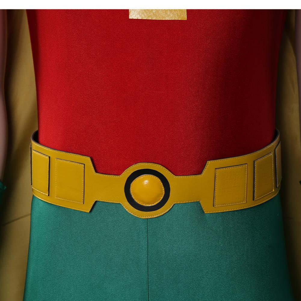 Anime Teen Titans Robin Jumpsuit Outfits Cosplay Costume Halloween Carnival Suit