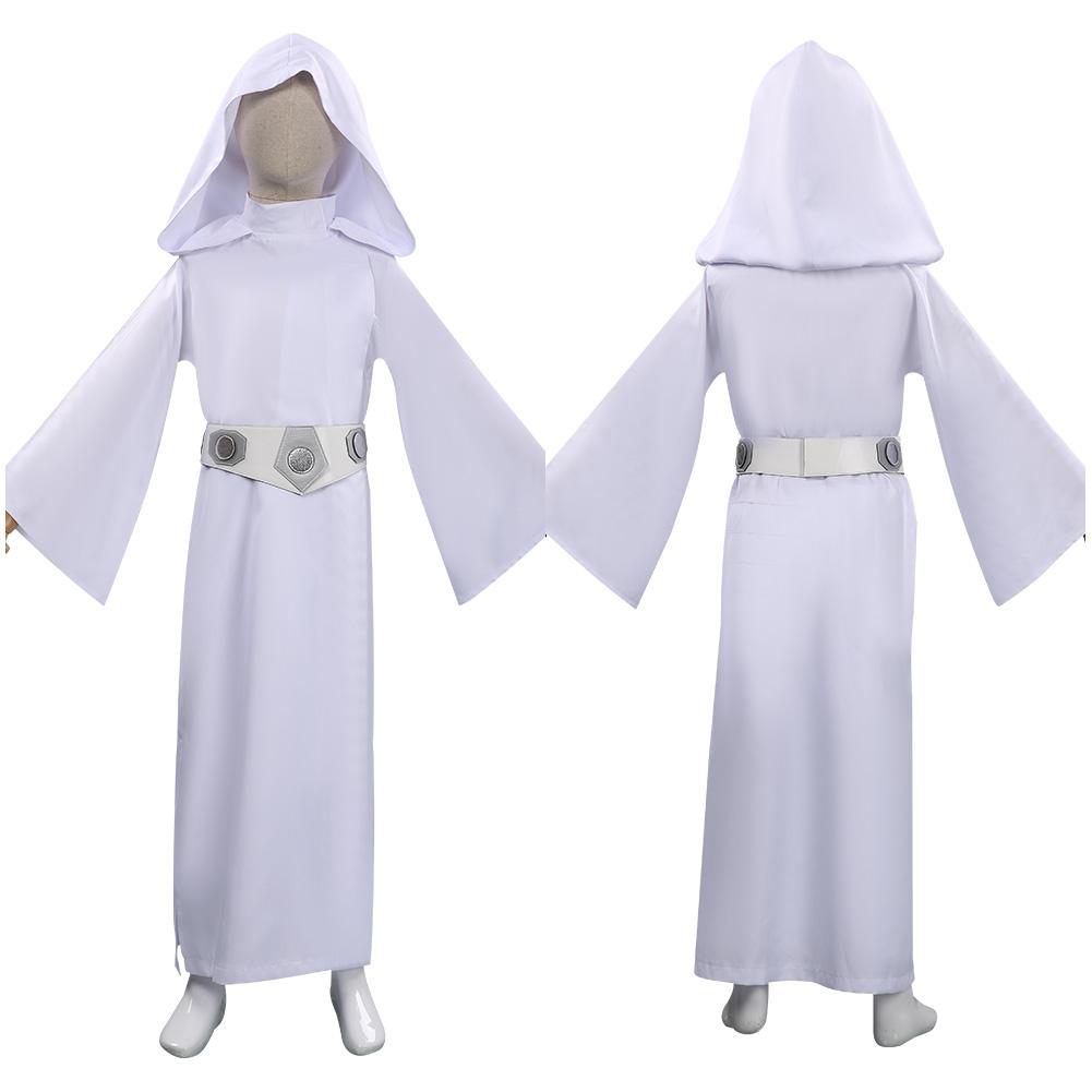 Movie Star Wars Kids Halloween Carnival Suit Leia Princess Cosplay Costume