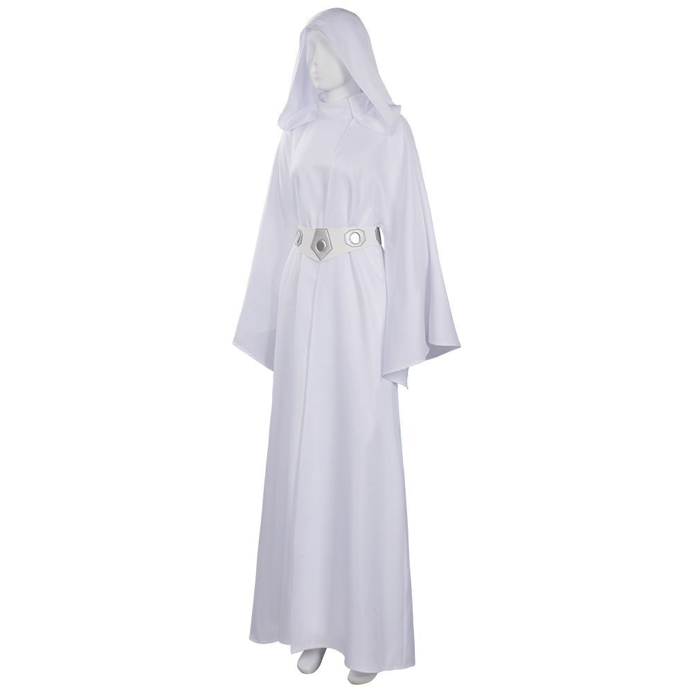 Movie Star Wars: Princess Leia Cosplay Costume Dress Outfits Halloween Carnival Suit
