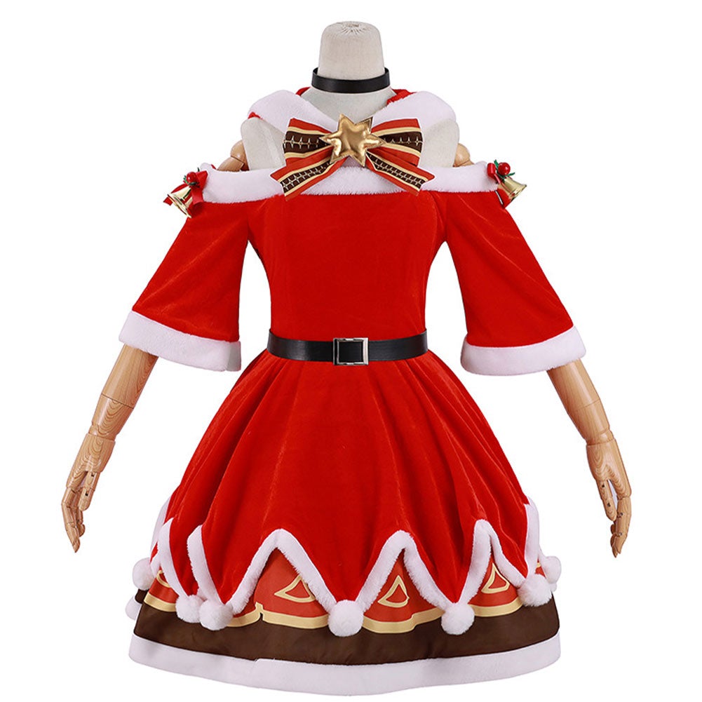 Game Genshin Impact - Barbara Gunnhildr Cosplay Costume Skirt Dress Festival Carnival Christmas 