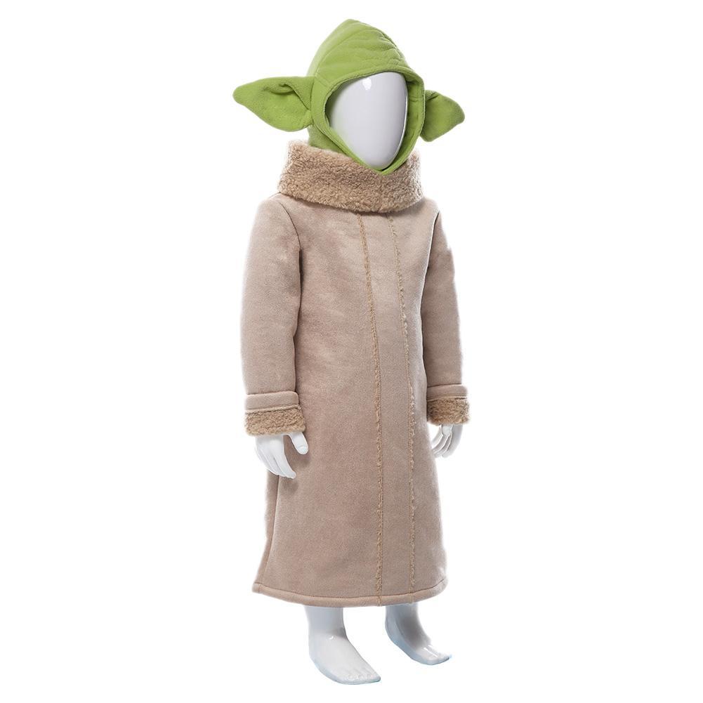 Movie Star Wars The Mandalorian Yoda Baby Outfits Halloween Carnival Suit Cosplay Costume For Kids Children