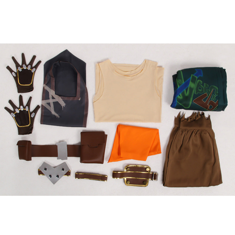 Game League of Legends Arcane Ekko Cosplay Costume Festival Christmas Carnival Party Outfit