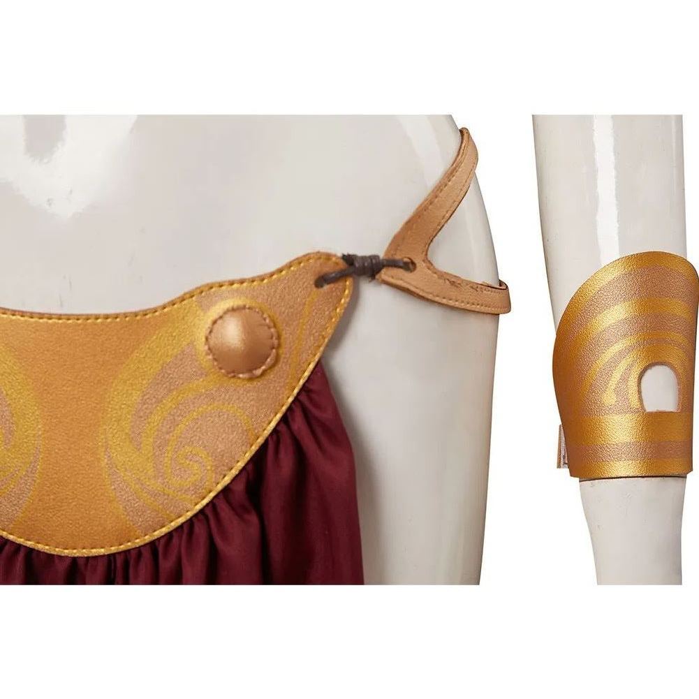 Movie Star Wars: Return of the Jedi Slave Leia Metal Cosplay Costume Bikini Halloween Carnival Suit