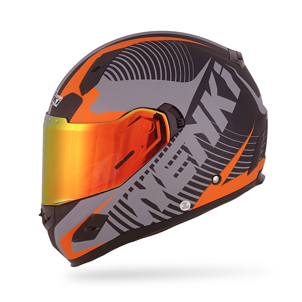NENKI Motorcycle Helmets Full Face Helmet DOT Approved Street Bike with Dual Visors Fiberglass Shell NK-856
