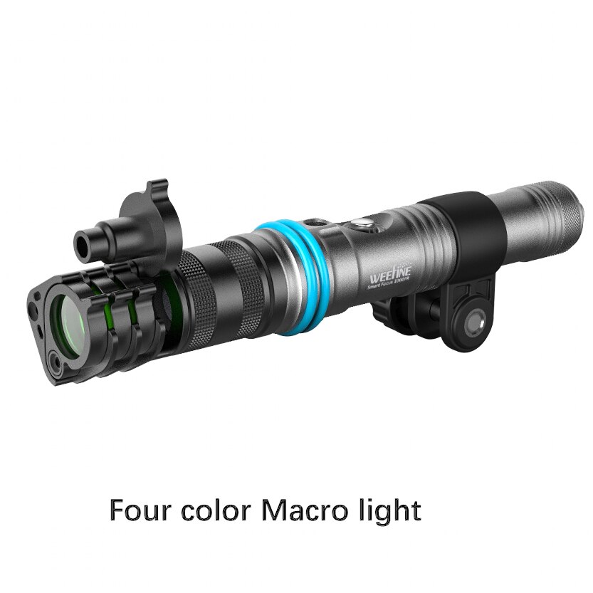 Weefine WF069 Smart Focus 1000 Macro Light With Snoot Scuba Diving Flash Focus Beam Tube Fill Underwater Black Water Photography