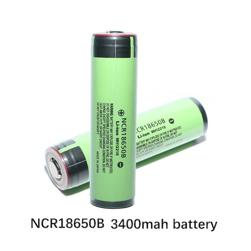 NiteScuba NCR18650B 3400 Mah Original Protected For Panasonic 18650 3.7V Rechargeable Battery For Flashlight Batteries Powr BanK