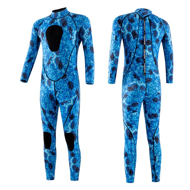 3MM Men Warm Cold Winter Wet One Piece Snorkeling Suit