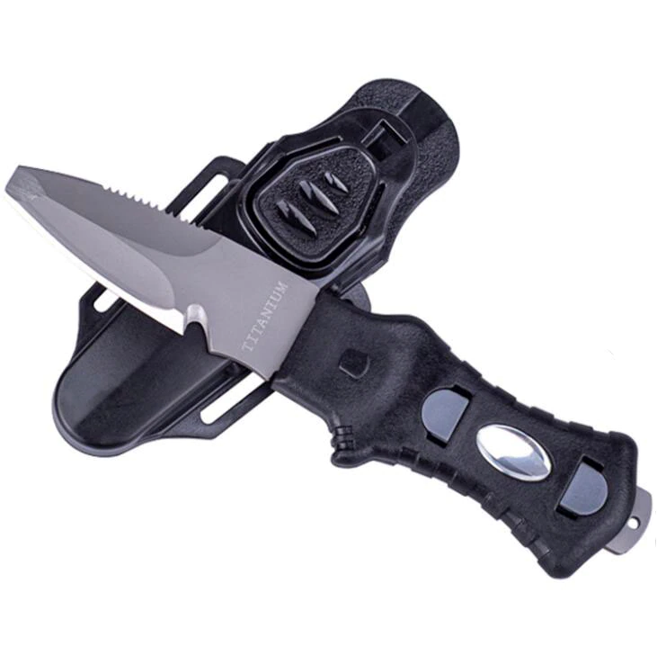 Titanium Alloy Dive Knife Rust-proofing Leggings Knife Outdoor
