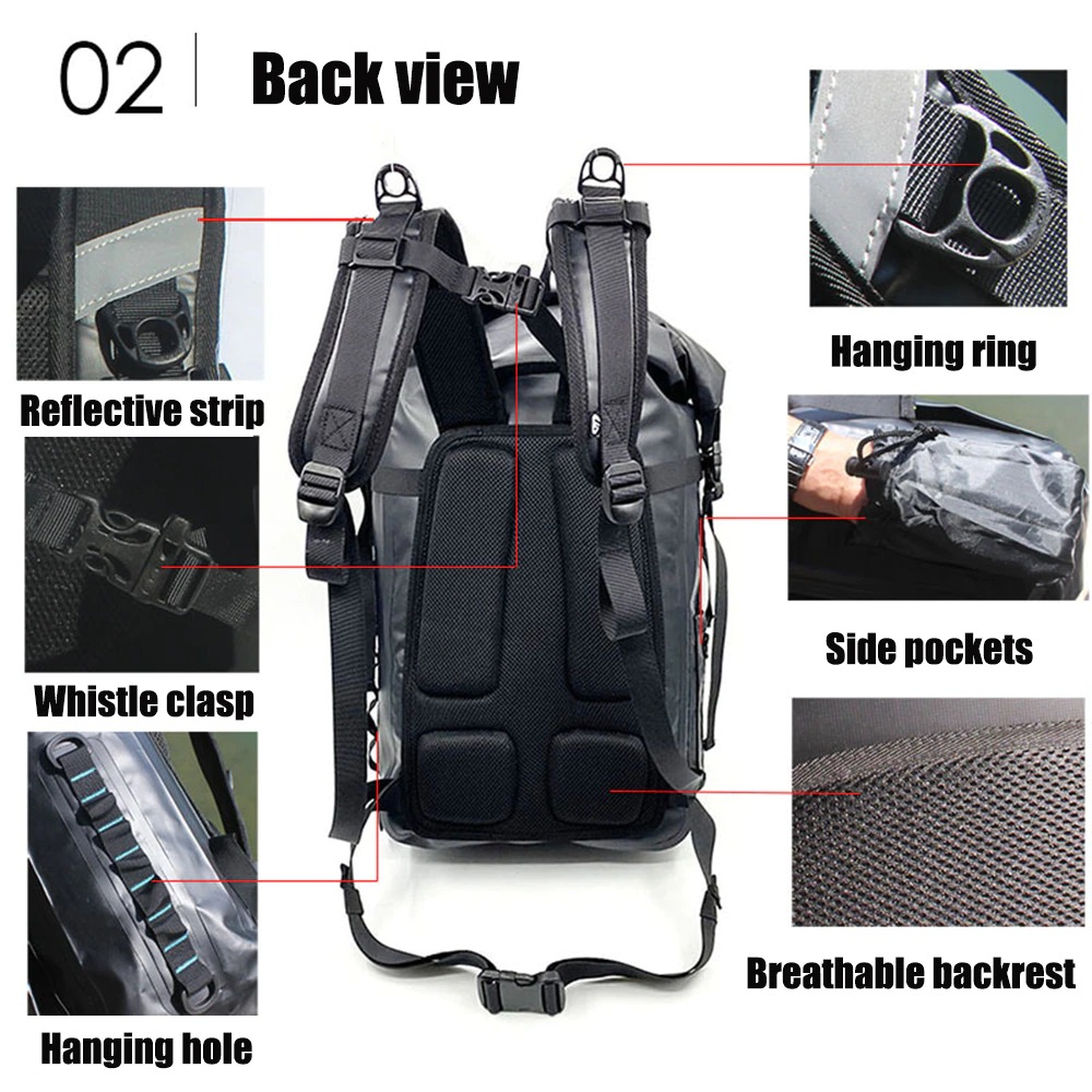 Waterproof bag for fin