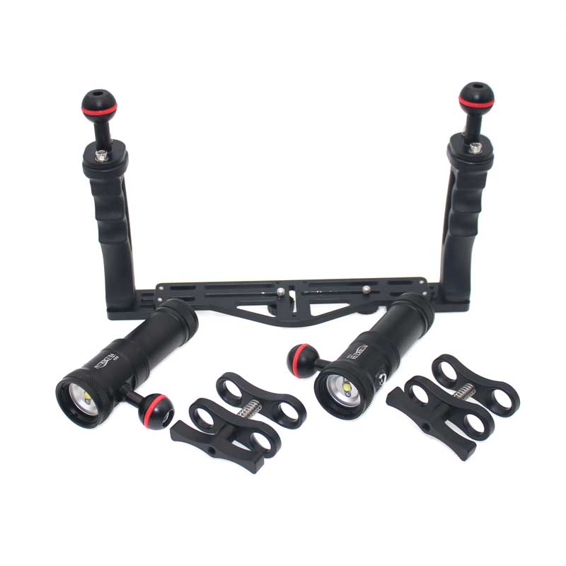 Nitescuba Diving Photography Set Suitable Tray Combo kit 1800lume Video Light