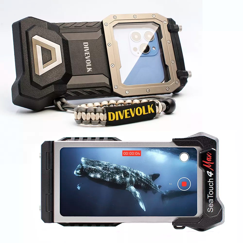 DIVEVOLK SeaTouch 4 MAX Underwater iPhone 12/12 Pro/12 Pro max/13/13 Pro/13 Pro Max Case, Underwater Housing