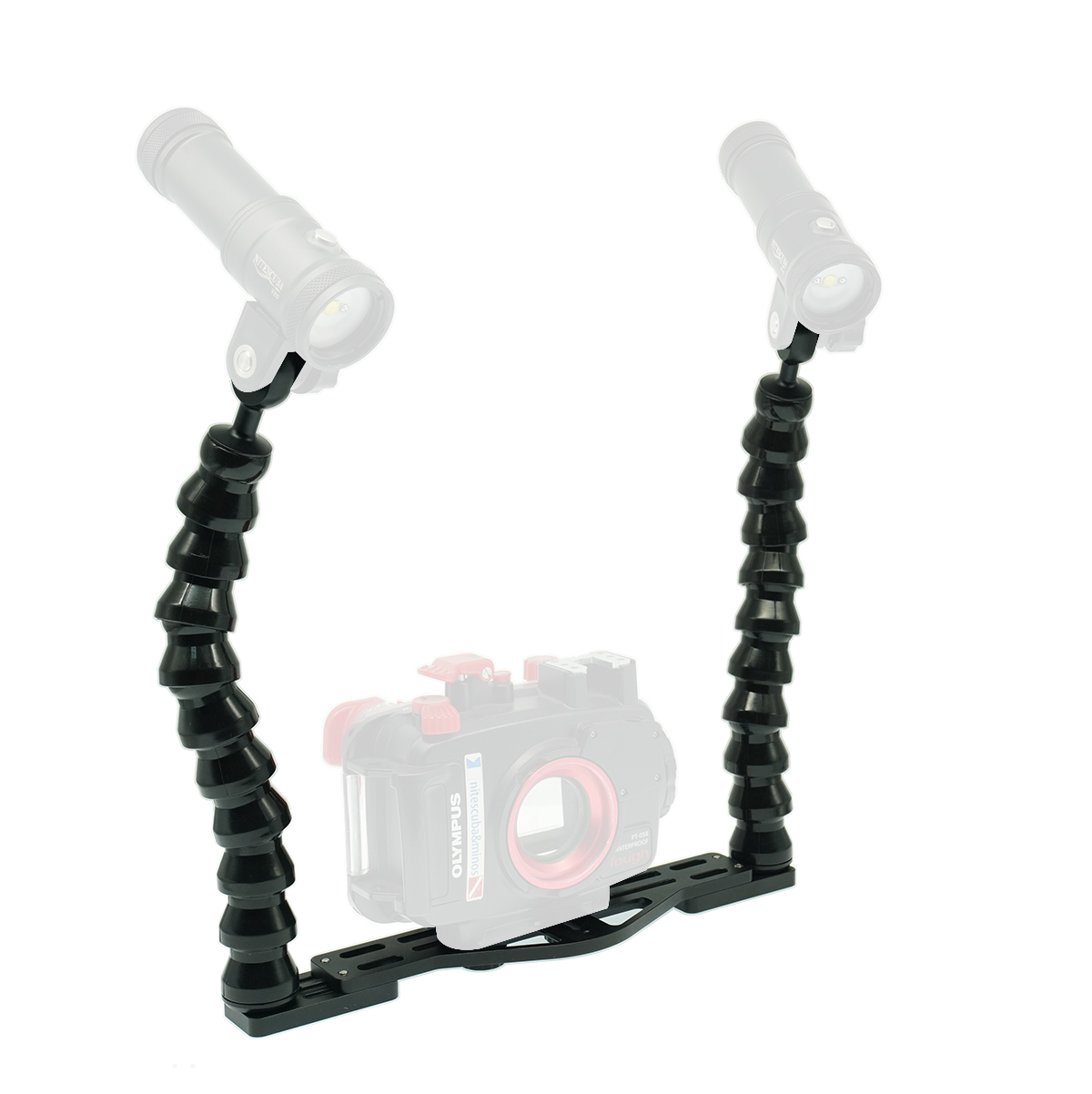 NS08 dual flexable arm tray for gopro