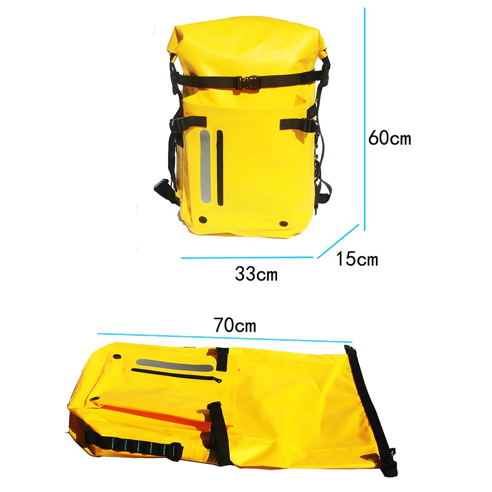Waterproof bag for fin