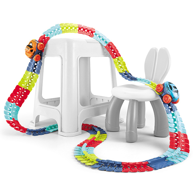 Changeable Track with LED Light-up Flexible Race Car