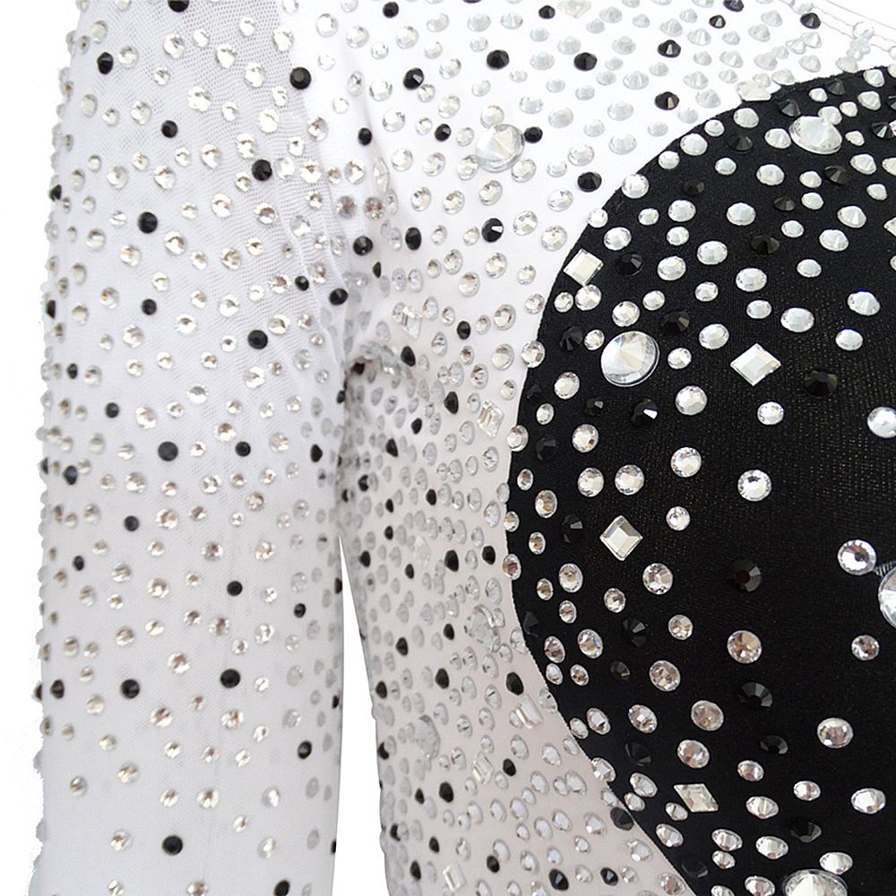 LIUHUO Ice Figure Skating Dress Girls' Black Women Spandex High Elasticity MeshTraining Competition Skating Wear Solid Colored Classic Crystal / Rhinestone / Kids Women