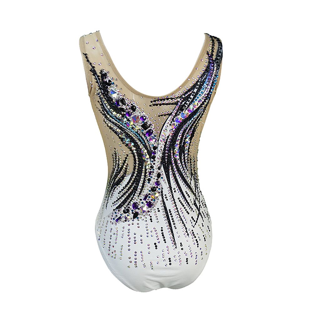 LIUHUO Synchronized Swimming Suit Figure Spandex Gymnastics Leotards Performance Wear Competiotion Costume for Women